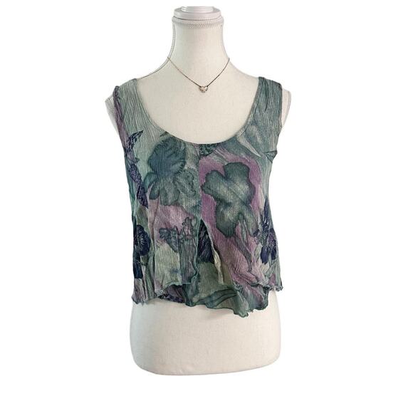 Serendipity Maui Vintage Floral Tank Size Medium - Picture 1 of 4
